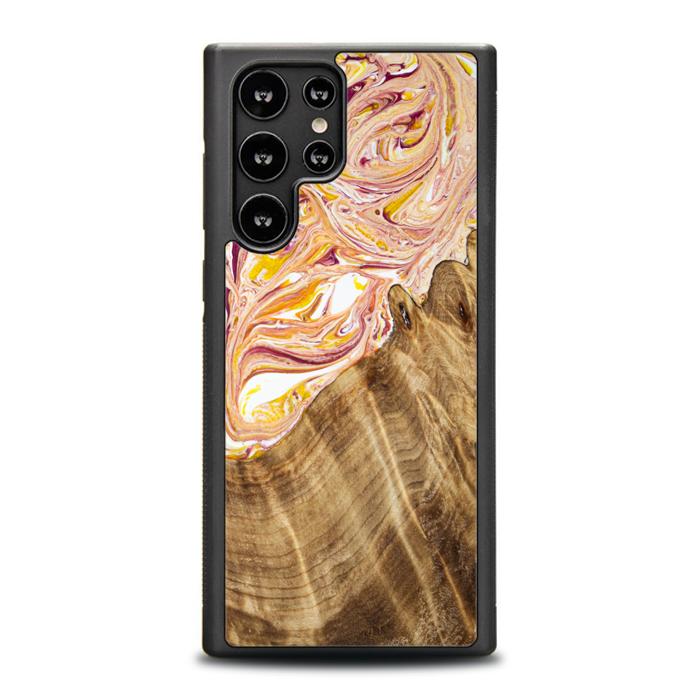 Samsung Galaxy S23 Ultra Handyhülle aus Harz und Holz - SYNERGY#C48