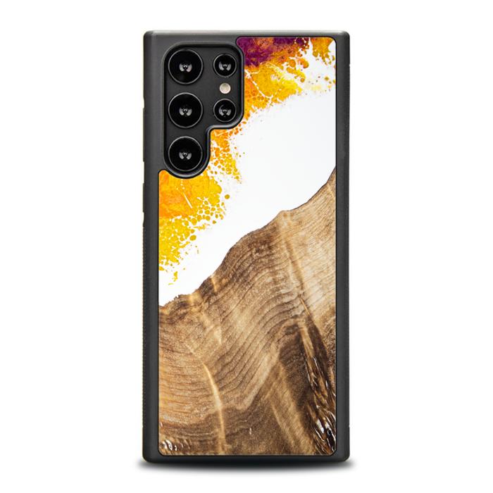 Samsung Galaxy S23 Ultra Handyhülle aus Harz und Holz - Synergy#C28