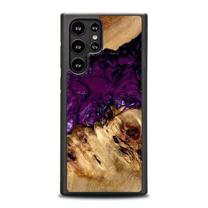 Samsung Galaxy S23 Ultra Handyhülle aus Harz und Holz - Synergy#D113