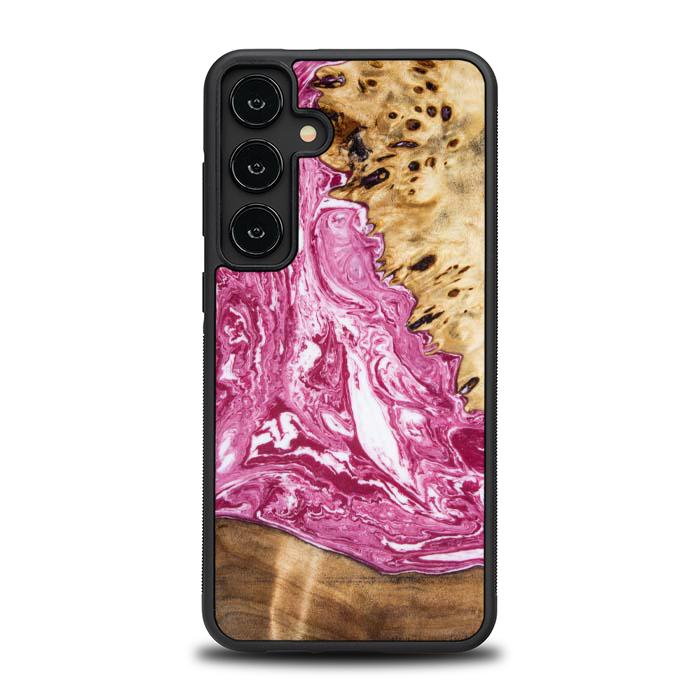Samsung Galaxy S24 Plus Handyhülle aus Harz und Holz - Synergy#129