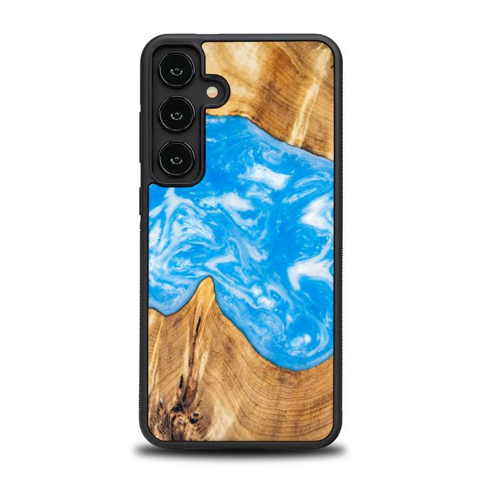 Samsung Galaxy S24 Plus Handyhülle aus Harz und Holz - Synergy#A26