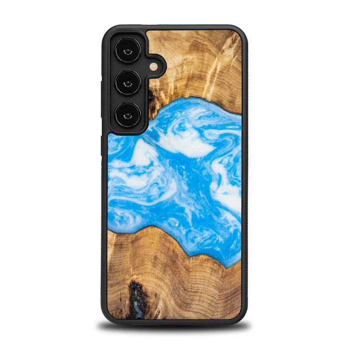 Samsung Galaxy S24 Plus Handyhülle aus Harz und Holz - Synergy#A31