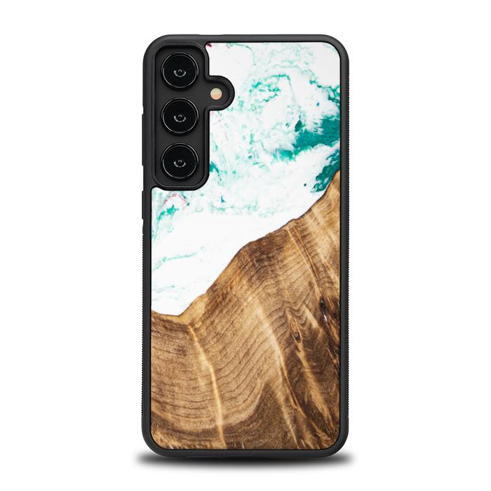 Samsung Galaxy S24 Plus Handyhülle aus Harz und Holz - Synergy#C14