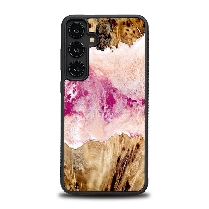 Samsung Galaxy S24 Plus Handyhülle aus Harz und Holz - Synergy#D119