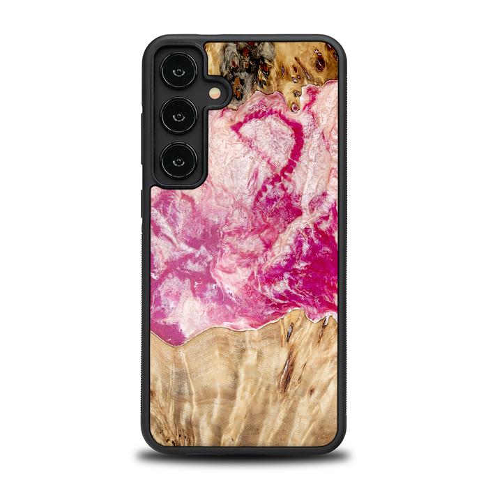 Samsung Galaxy S24 Plus Handyhülle aus Harz und Holz - Synergy#D123