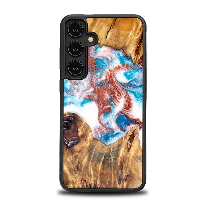 Samsung Galaxy S24 Plus Handyhülle aus Harz und Holz - Synergy#D125