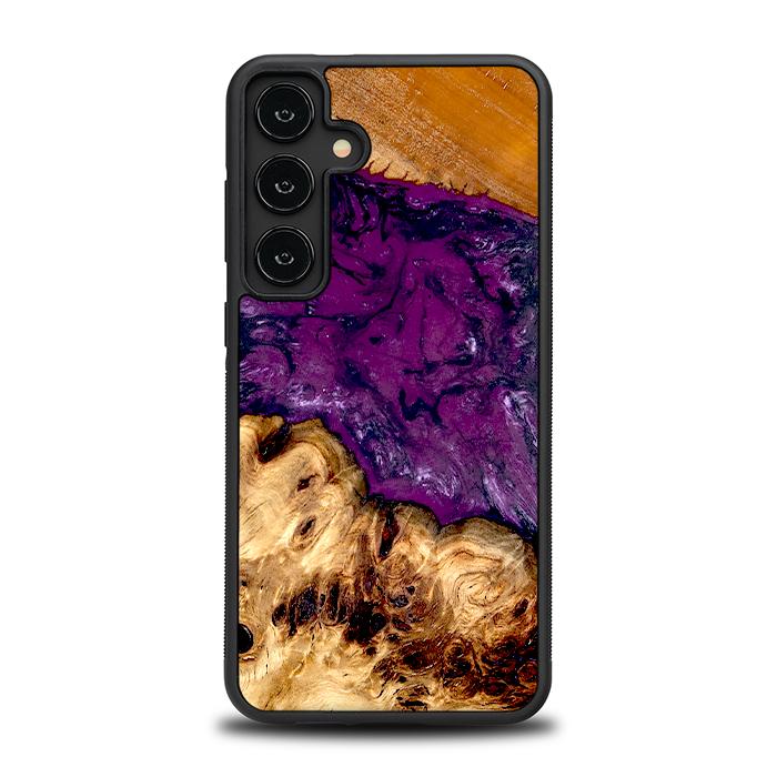 Samsung Galaxy S24 Plus Handyhülle aus Harz und Holz - Synergy#D130