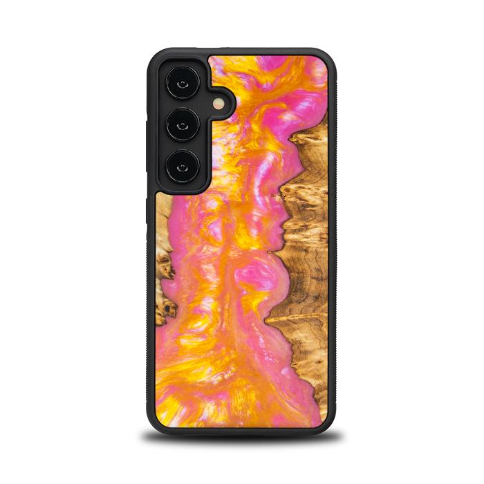 Samsung Galaxy S24 Handyhülle aus Harz und Holz - Synergy#A20