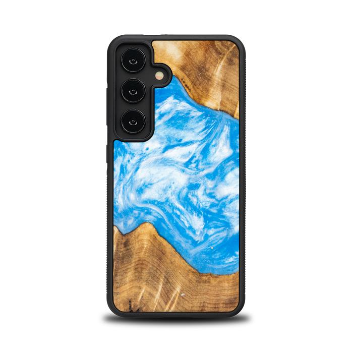 Samsung Galaxy S24 Handyhülle aus Harz und Holz - Synergy#A28