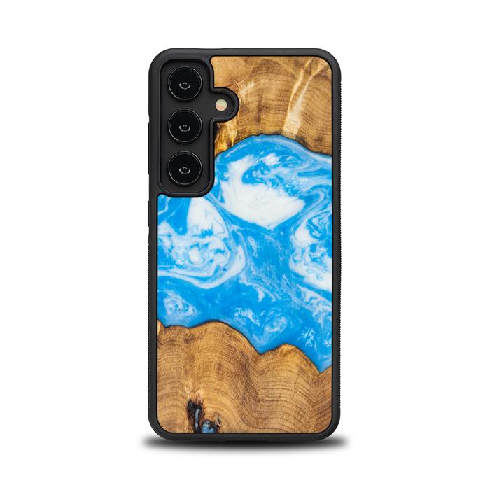 Samsung Galaxy S24 Handyhülle aus Harz und Holz - Synergy#A32