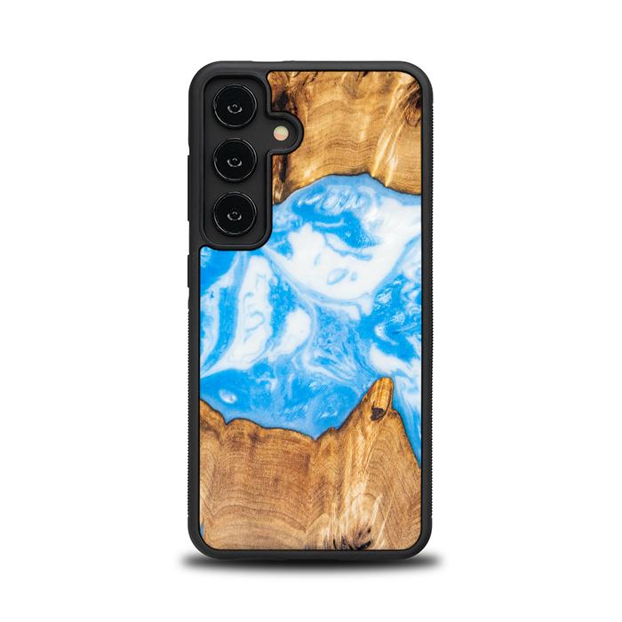 Samsung Galaxy S24 Handyhülle aus Harz und Holz - Synergy#A34