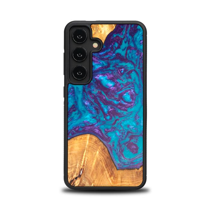 Samsung Galaxy S24 Handyhülle aus Harz und Holz - Synergy#B28