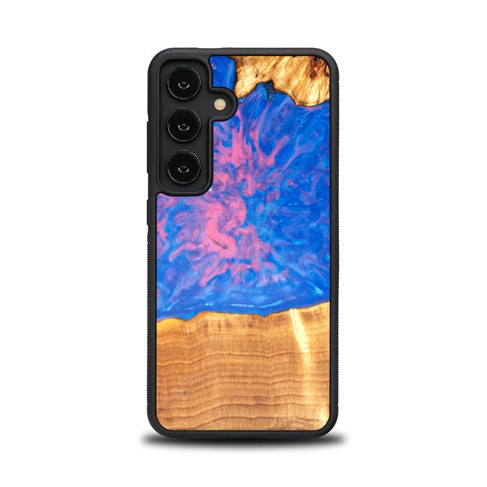 Samsung Galaxy S24 Handyhülle aus Harz und Holz - Synergy#B29