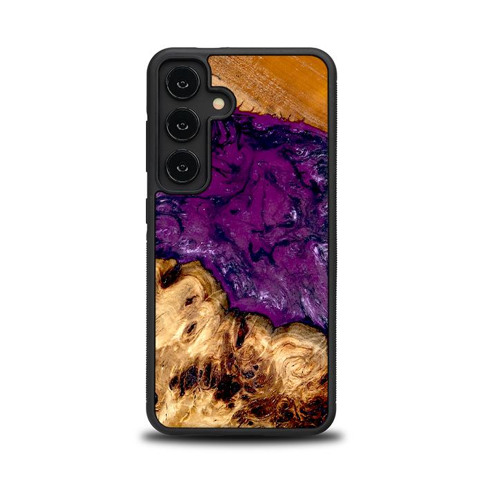 Samsung Galaxy S24 Handyhülle aus Harz und Holz - Synergy#D130