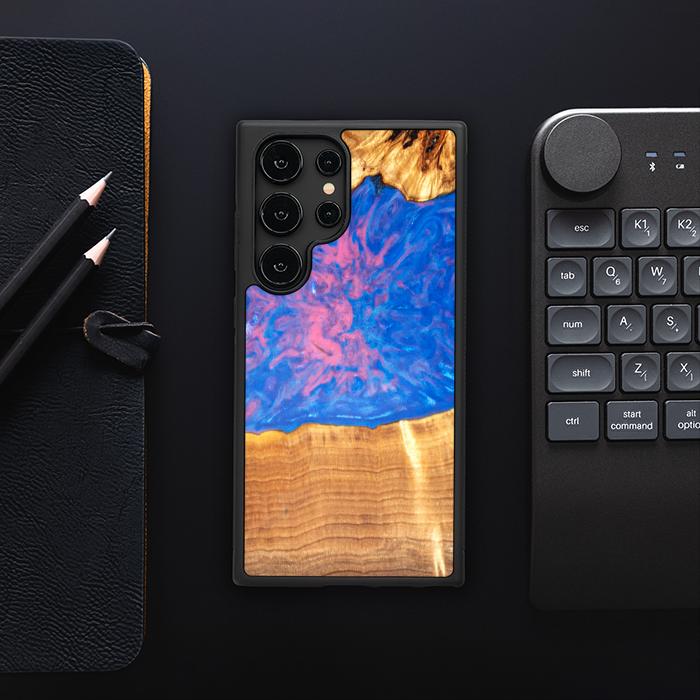 Samsung Galaxy S24 Ultra Handyhülle aus Harz und Holz - Synergy#B29