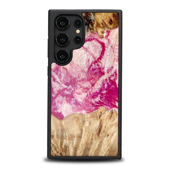 Samsung Galaxy S24 Ultra Handyhülle aus Harz und Holz - Synergy#D123