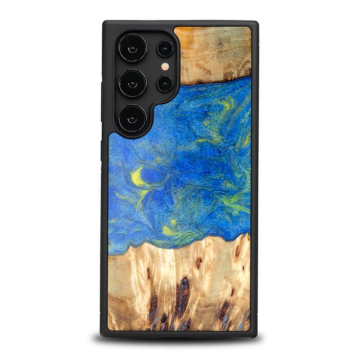 Samsung Galaxy S24 Ultra Handyhülle aus Harz und Holz - Synergy#D131