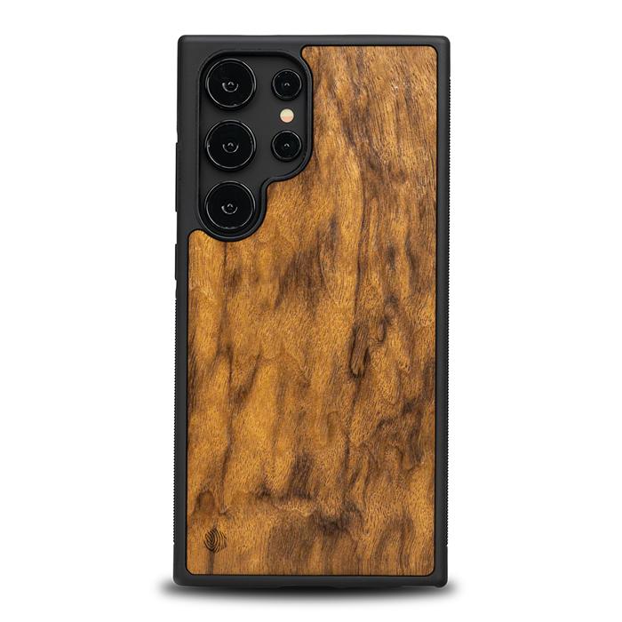 Samsung Galaxy S24 Ultra Handyhülle aus Holz - Imbuia