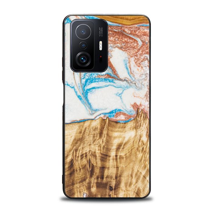 Xiaomi 11T / 11T Pro Handyhülle aus Harz und Holz - SYNERGY#47