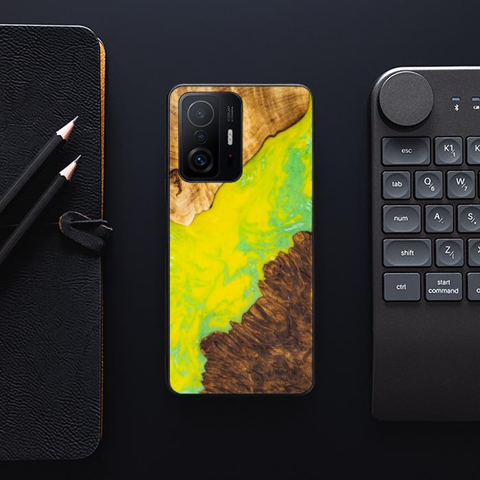 Xiaomi 11T / 11T Pro Handyhülle aus Harz und Holz - SYNERGY#A12