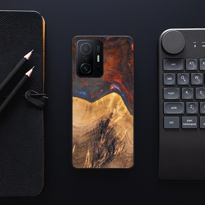 Xiaomi 11T / 11T Pro Handyhülle aus Harz und Holz - SYNERGY#A21