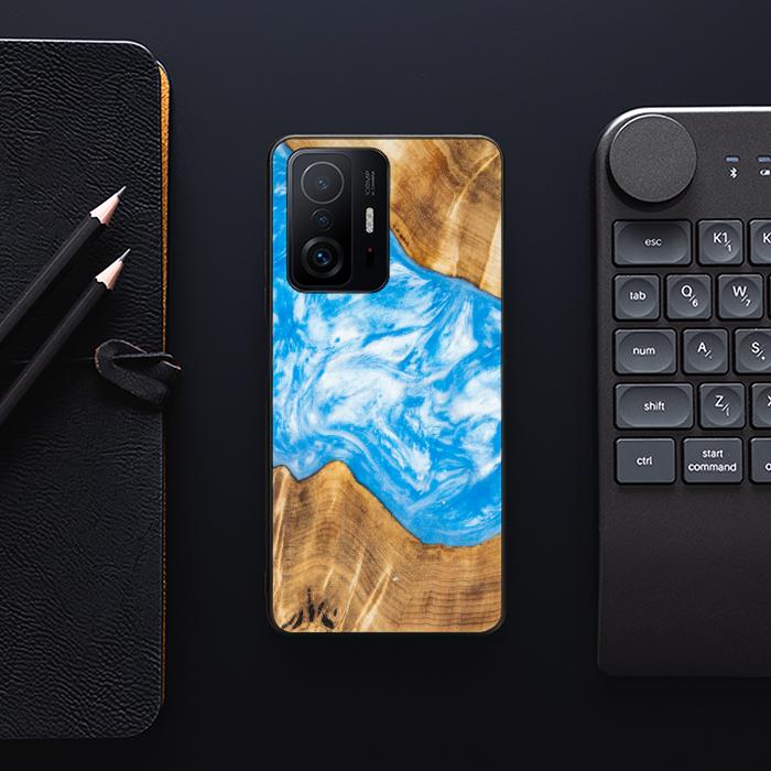 Xiaomi 11T / 11T Pro Handyhülle aus Harz und Holz - SYNERGY#A28