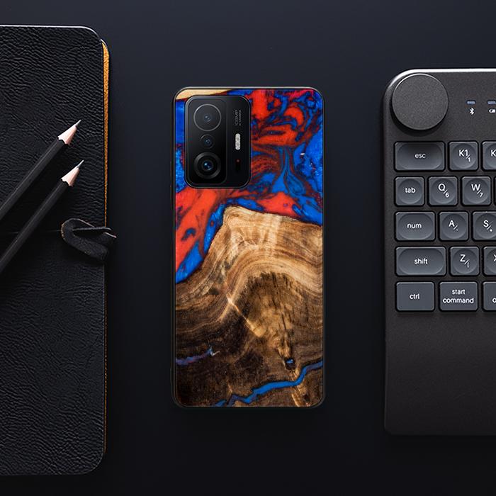 Xiaomi 11T / 11T Pro Handyhülle aus Harz und Holz - SYNERGY#A82