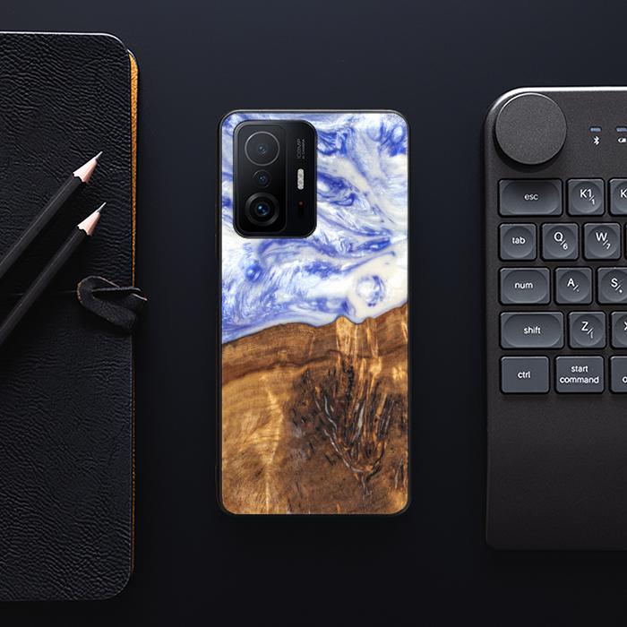 Xiaomi 11T / 11T Pro Handyhülle aus Harz und Holz - SYNERGY#B04