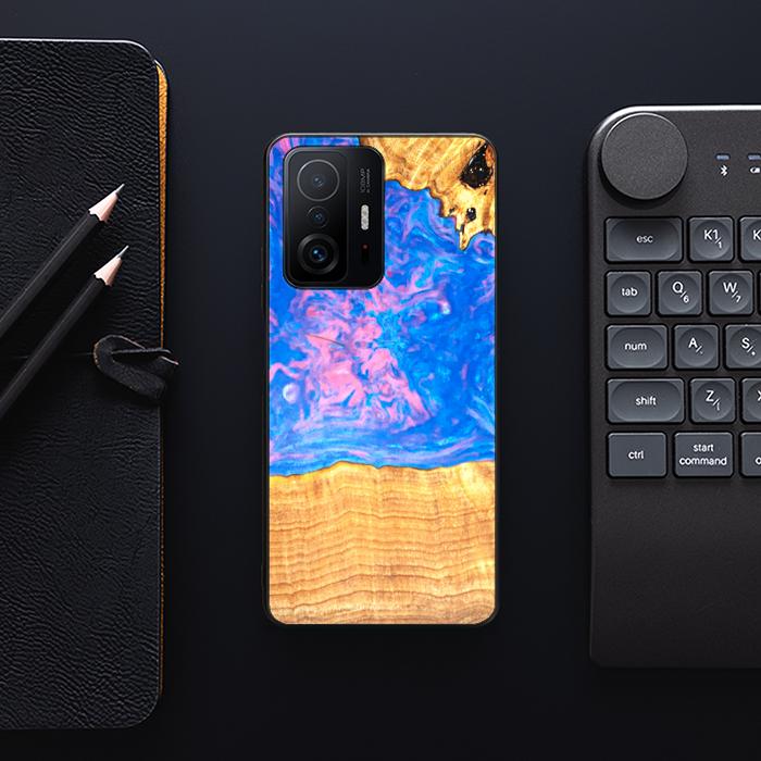 Xiaomi 11T / 11T Pro Handyhülle aus Harz und Holz - SYNERGY#B23