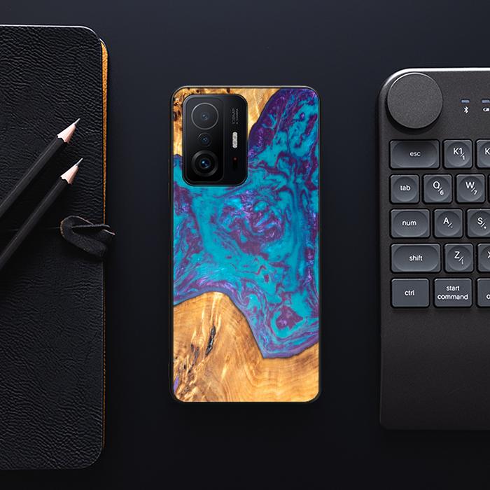 Xiaomi 11T / 11T Pro Handyhülle aus Harz und Holz - SYNERGY#B25