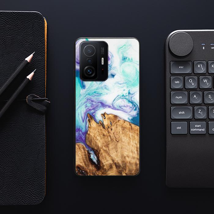 Xiaomi 11T / 11T Pro Handyhülle aus Harz und Holz - SYNERGY#C17