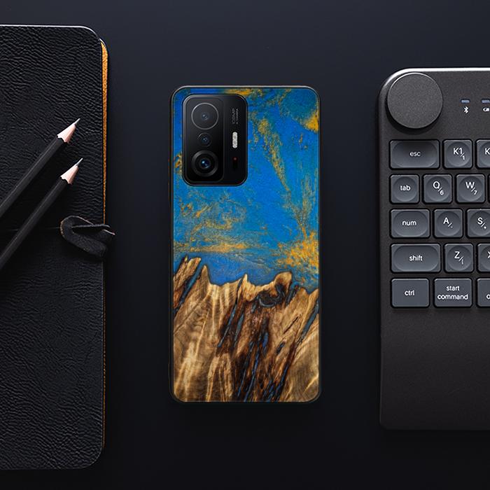 Xiaomi 11T / 11T Pro Handyhülle aus Harz und Holz - SYNERGY#C43