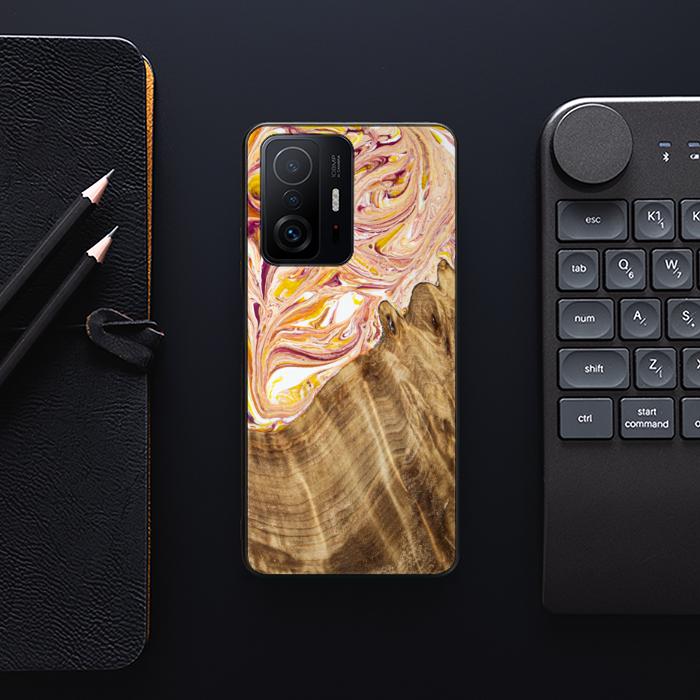 Xiaomi 11T / 11T Pro Handyhülle aus Harz und Holz - SYNERGY#C48