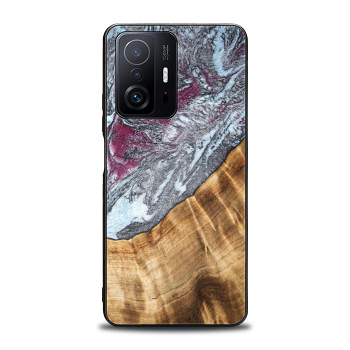 Xiaomi 11T / 11T Pro Handyhülle aus Harz und Holz - Synergy#C12