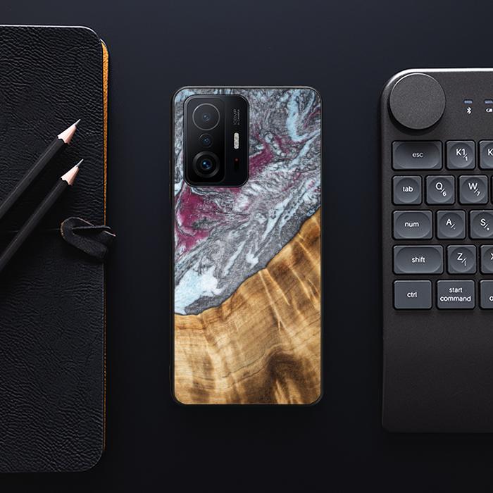 Xiaomi 11T / 11T Pro Handyhülle aus Harz und Holz - Synergy#C12