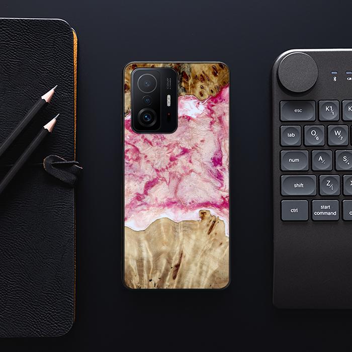 Xiaomi 11T / 11T Pro Handyhülle aus Harz und Holz - Synergy#D101