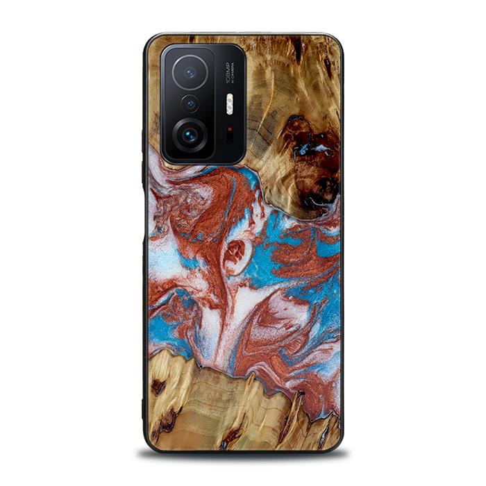 Xiaomi 11T / 11T Pro Handyhülle aus Harz und Holz - Synergy#D103