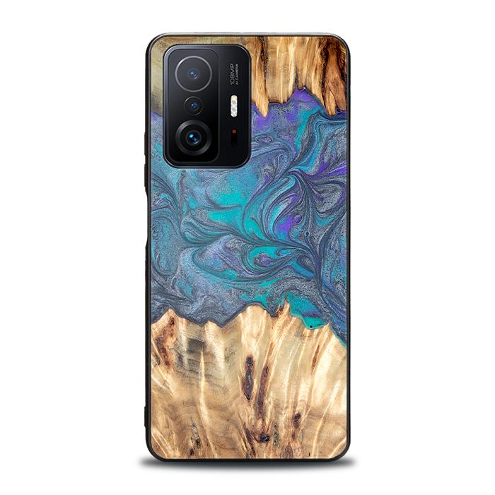 Xiaomi 11T / 11T Pro Handyhülle aus Harz und Holz - Synergy#D107