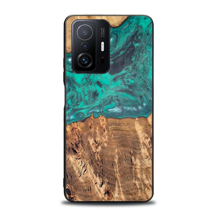 Xiaomi 11T / 11T Pro Handyhülle aus Harz und Holz - Synergy#D108