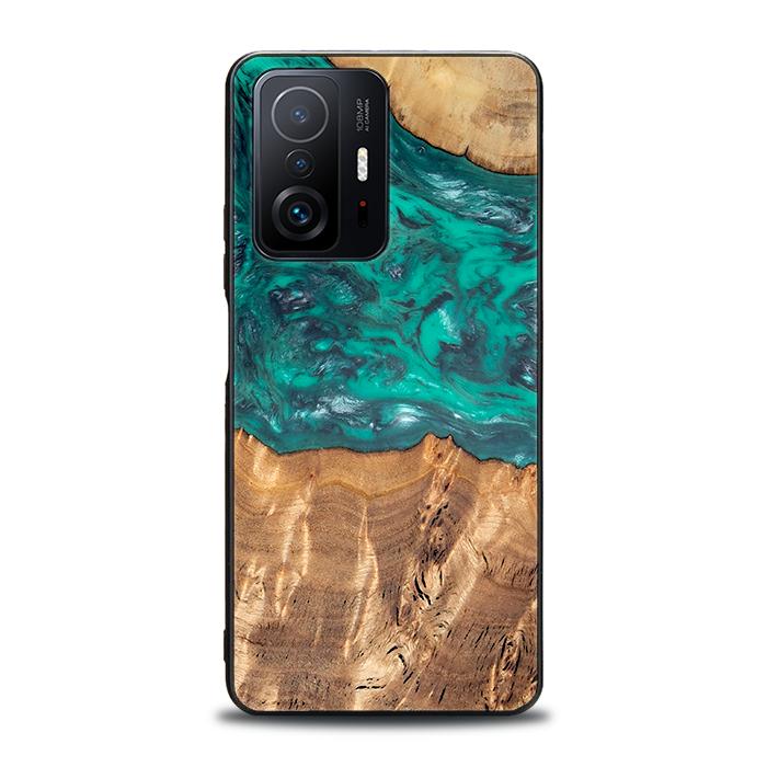 Xiaomi 11T / 11T Pro Handyhülle aus Harz und Holz - Synergy#D109