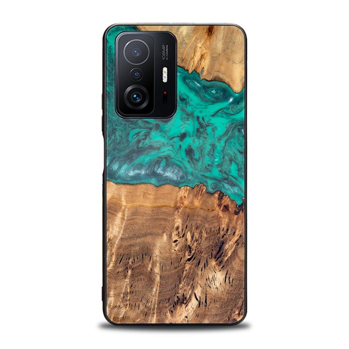 Xiaomi 11T / 11T Pro Handyhülle aus Harz und Holz - Synergy#D111