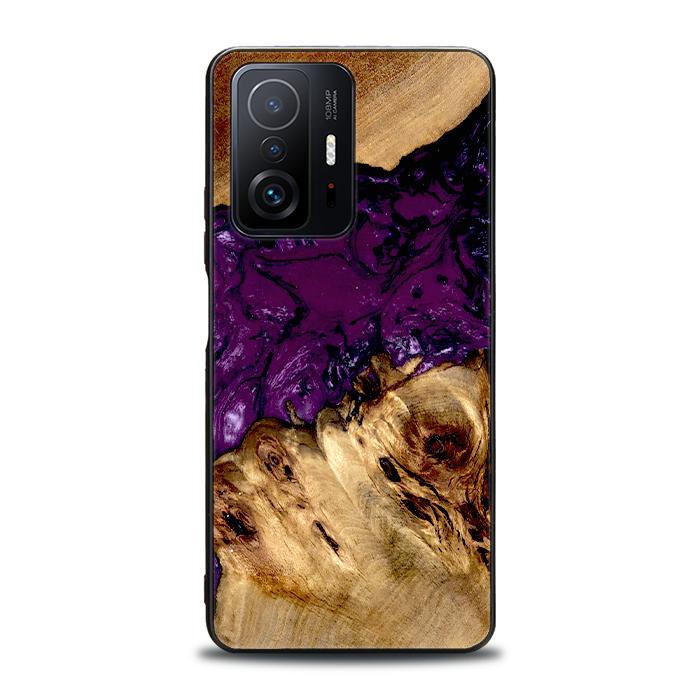 Xiaomi 11T / 11T Pro Handyhülle aus Harz und Holz - Synergy#D113