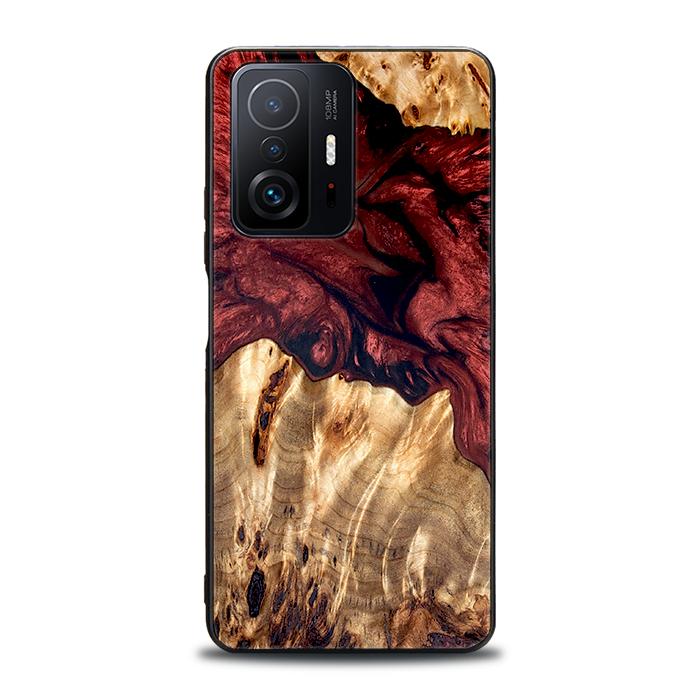 Xiaomi 11T / 11T Pro Handyhülle aus Harz und Holz - Synergy#D121