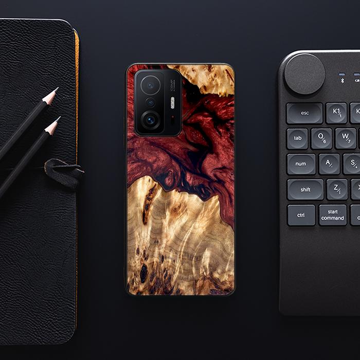 Xiaomi 11T / 11T Pro Handyhülle aus Harz und Holz - Synergy#D121