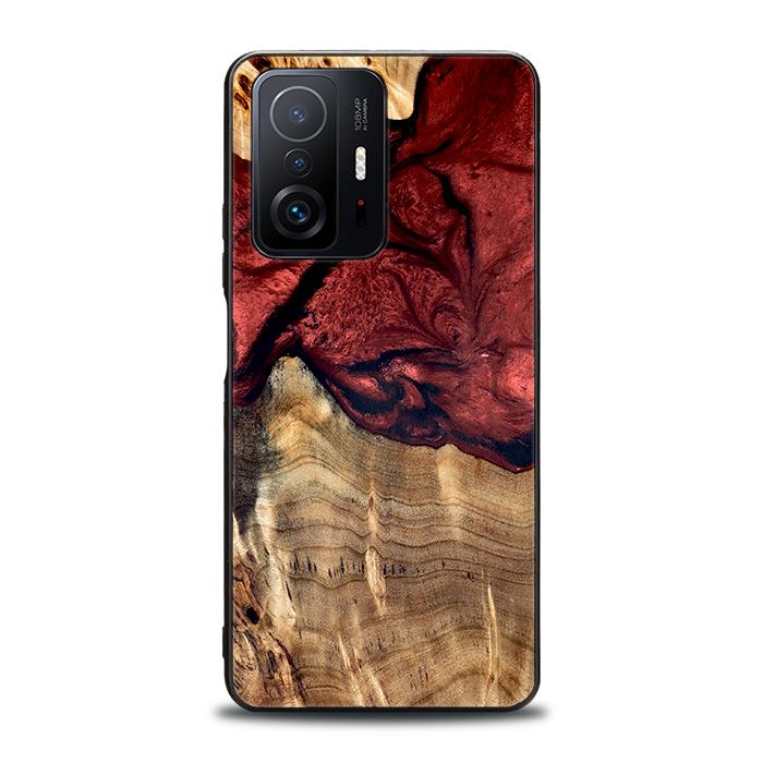 Xiaomi 11T / 11T Pro Handyhülle aus Harz und Holz - Synergy#D122