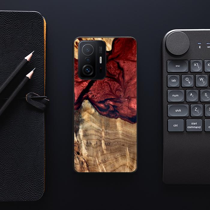 Xiaomi 11T / 11T Pro Handyhülle aus Harz und Holz - Synergy#D122