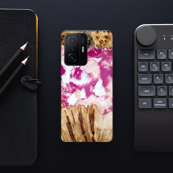 Xiaomi 11T / 11T Pro Handyhülle aus Harz und Holz - Synergy#D124