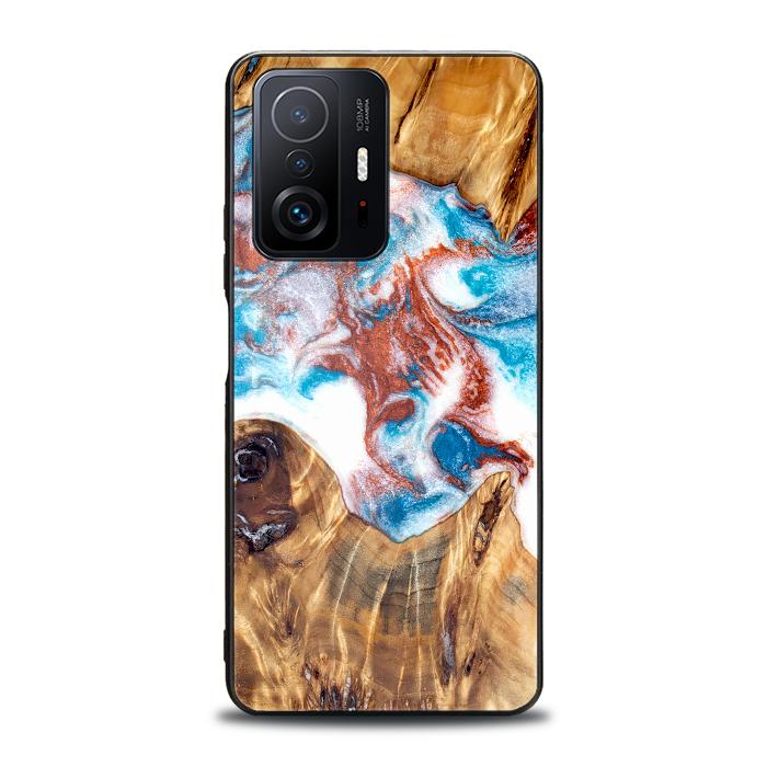 Xiaomi 11T / 11T Pro Handyhülle aus Harz und Holz - Synergy#D125