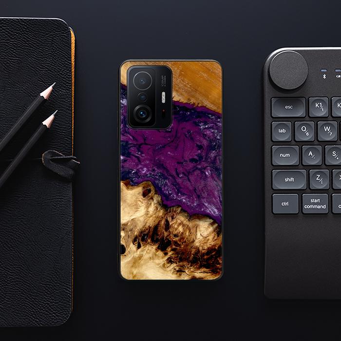 Xiaomi 11T / 11T Pro Handyhülle aus Harz und Holz - Synergy#D134
