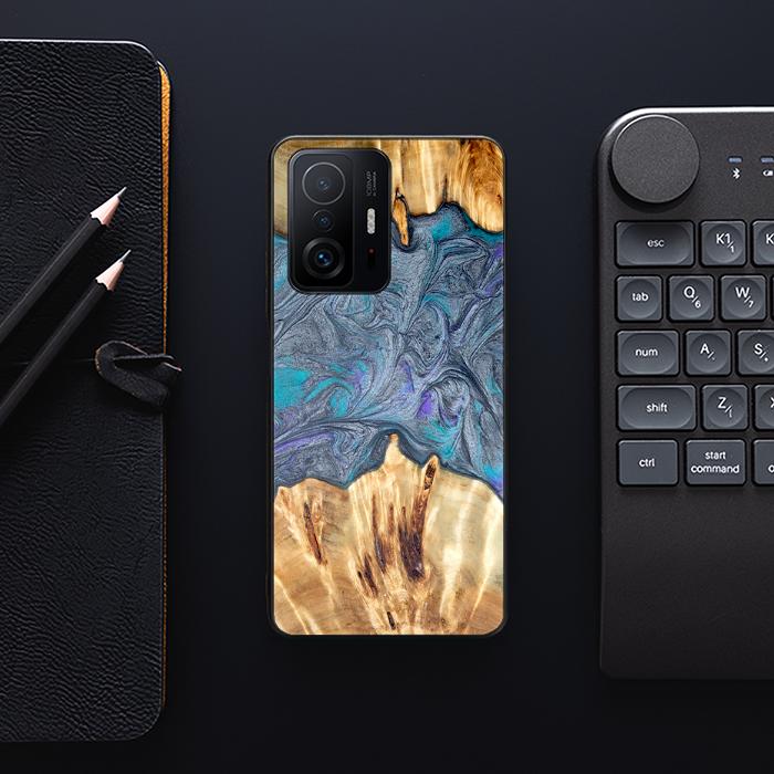Xiaomi 11T / 11T Pro Handyhülle aus Harz und Holz - Synergy#D135